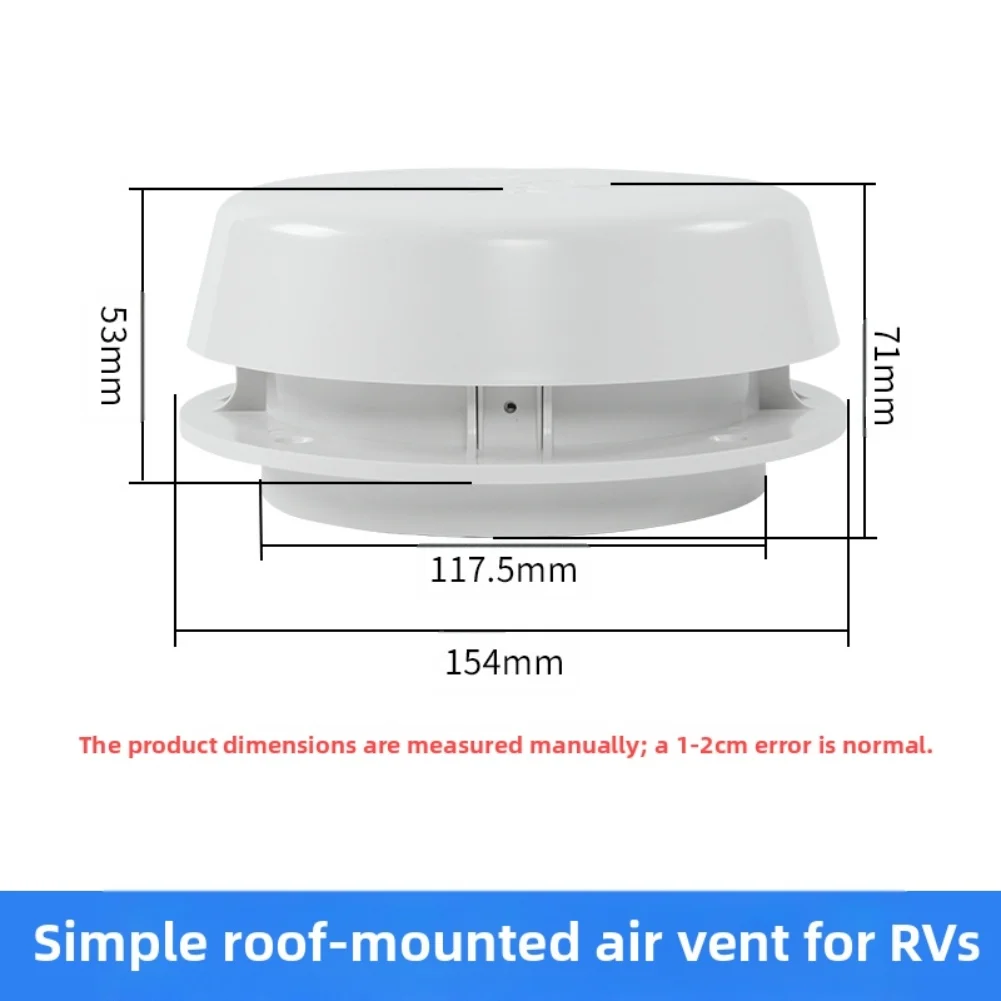For Camping Trips As Shown Mushroom Head Vent Fuel Efficiency Camper Vent Cover Low Wind Resistance Improves Fuel Efficiency