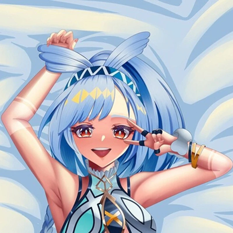 

Dakimakura Anime Mualani 2 Side Printed Hugging Pillowcase Cushion Bedding Decor Pillow Cover