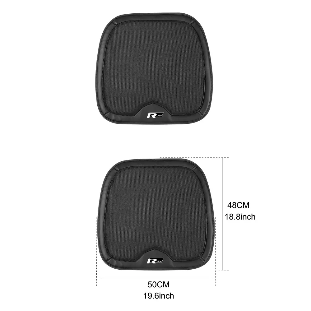 For Volkswagen R Line Golf 5 7 MK7 Tiguan Passat b5 b8 Jetta Polo CC GTI Bora Car Seat Cushion Front Chair Seat Non-Slip Pad Mat