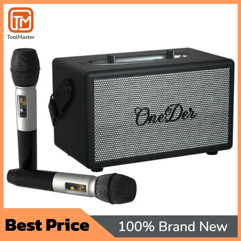 [Hot Sale]Classical Home Theater With MIC 80W Portable Wireless Bluetooth Speaker Karaoke Sound System Outdoor Waterproof Boombo