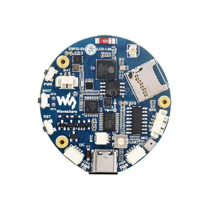 DeepSeek لـ XiaoZhi AI Voice Chat ESP32 S3 لوحة تطوير 1.85 بوصة شاشة LCD مستديرة QMI8658 / MIC / /MP3 صوت لاردوينو #6