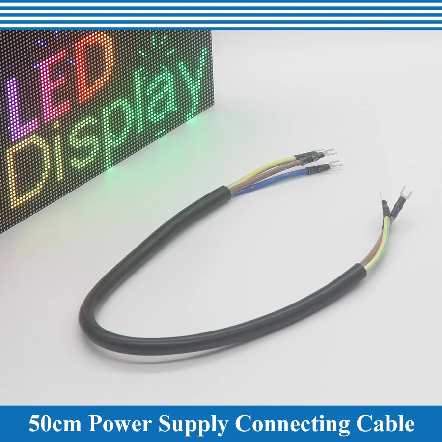 

2pcs/lot Connecting Power Supply To Power Supply 50cm Pure Copper Power Cable