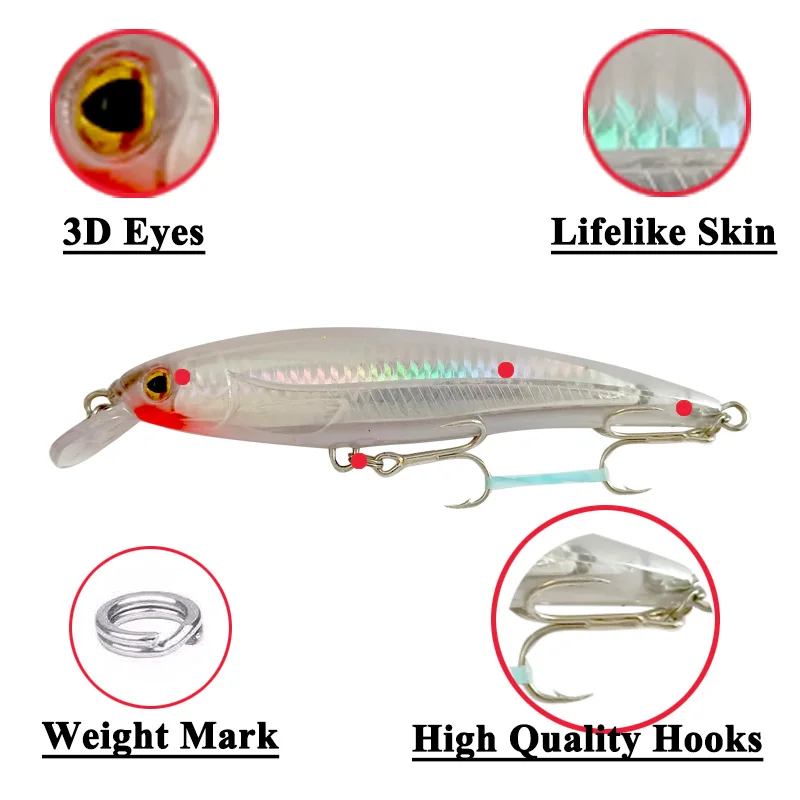 1 Pcs Fishing Lures Freshwater Wobbler 15CM 42.5G for Pike Artist Lure Fukushima Sea Jig Spinning Metal Official Esfishing Store