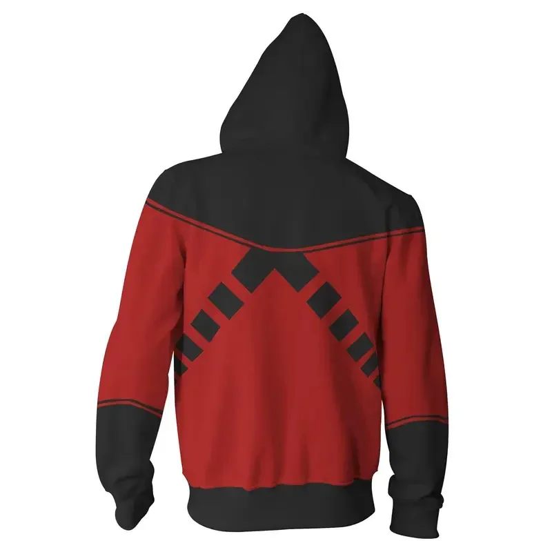 Sudadera de Robin rojo de película Tim Drake, jersey de Cosplay, sudaderas con capucha Unisex, ropa de calle con cremallera, cárdigan, ropa, chaqueta con capucha para Halloween
