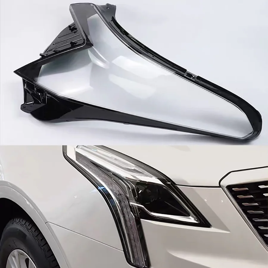 

Transparent Headlamp Transparent Cover Lampshade Headlight Shell Lens Replace Original Lampshade For Cadillac XT5 2016-2019 2020