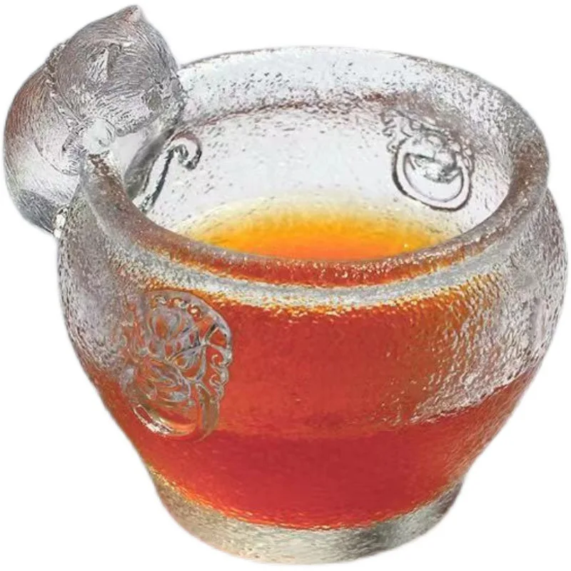 

Forbidden City cat glazed cup, master cup female high-end teacup