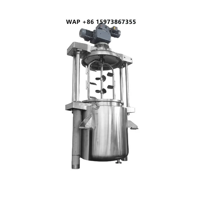 

Food Hygiene Grade Vacuum Emulsifying Mixer Shampoo Making Machine Cosmetic Cream Homogenizer High Quality Mixing Equipment
