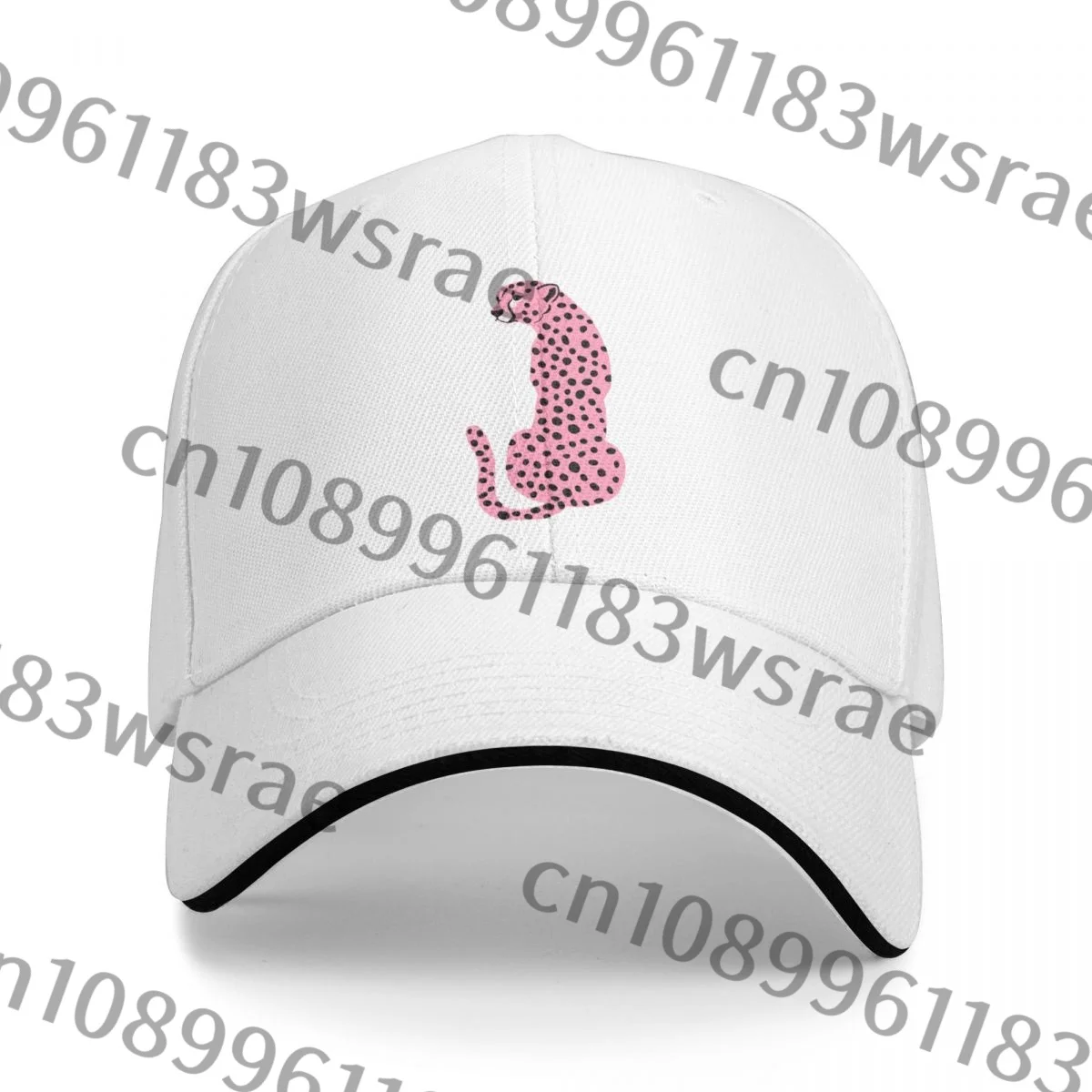 Gorra de béisbol de leopardo rosa para mujer, regalo