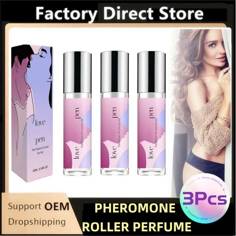 

3Pcs NEW Perfume Essential Oil Rolling Fresh Long Lasting Wrist Neck Niche Light Fragrance Atmosphere Couple Dating Perfume