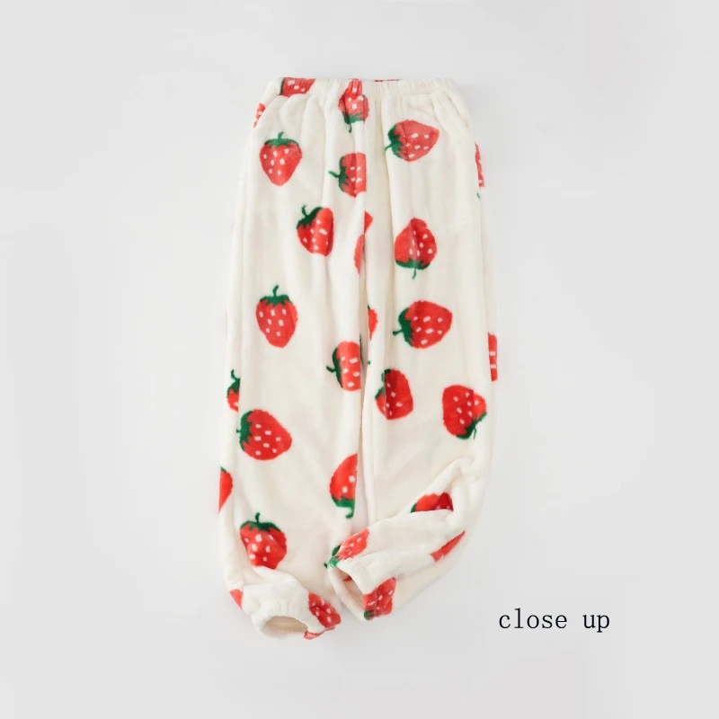 الرجال الخريف الشتاء كامل طول بنطلون بيجاما رشاقته الفانيلا النوم أسفل عادية لينة الدافئة Homewear زائد المخملية فضفاض بيجامة بانت