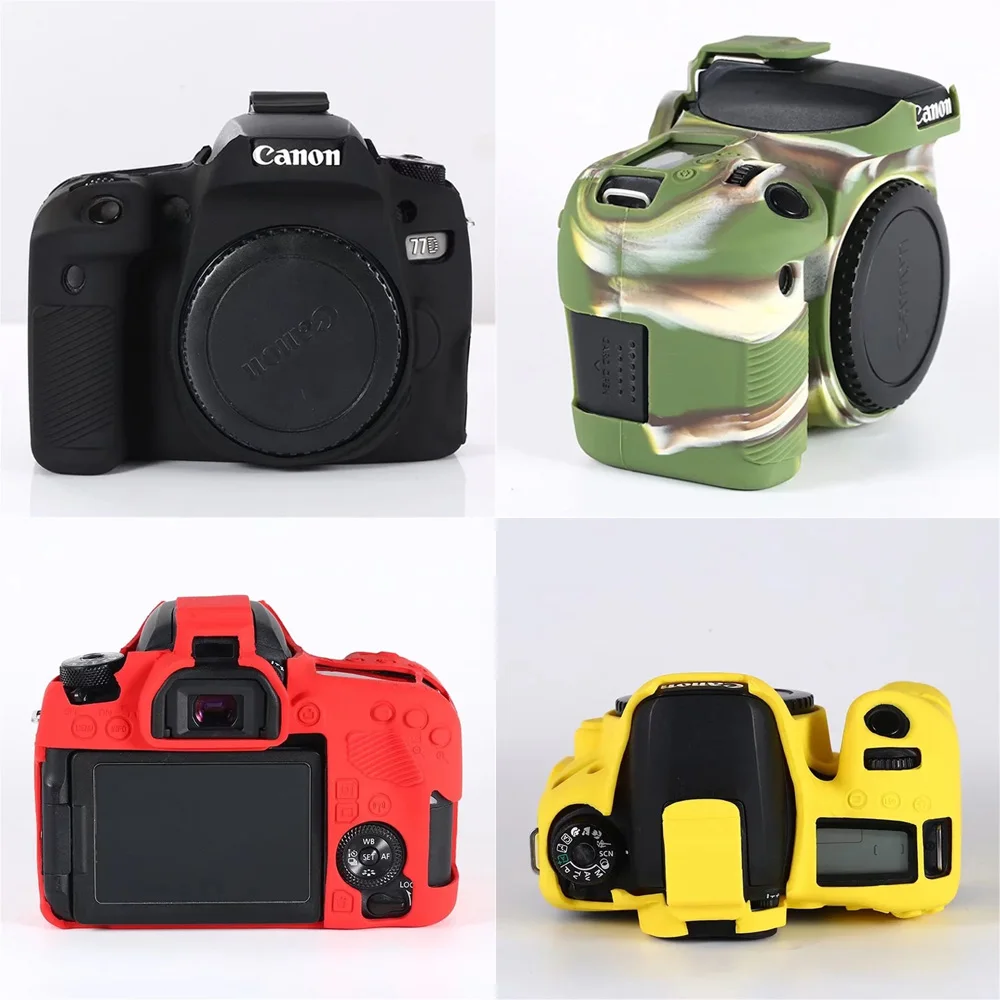 Armor Body Case For Canon EOS 90D Shockproof Camera Rubber Cover Skin Soft Silicone