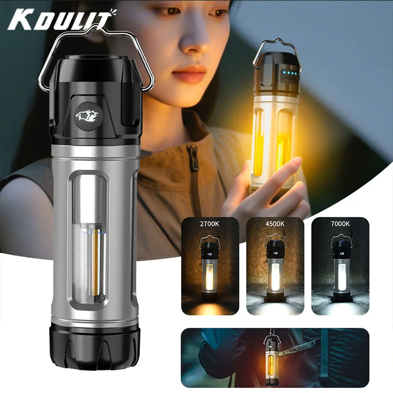 

Многофункциональный светильник для кемпинга, уличный светодиодный ночник с магнитом на крючке, перезаряжаемый фонарик типа C, водонепроницаемый дорожный светильник