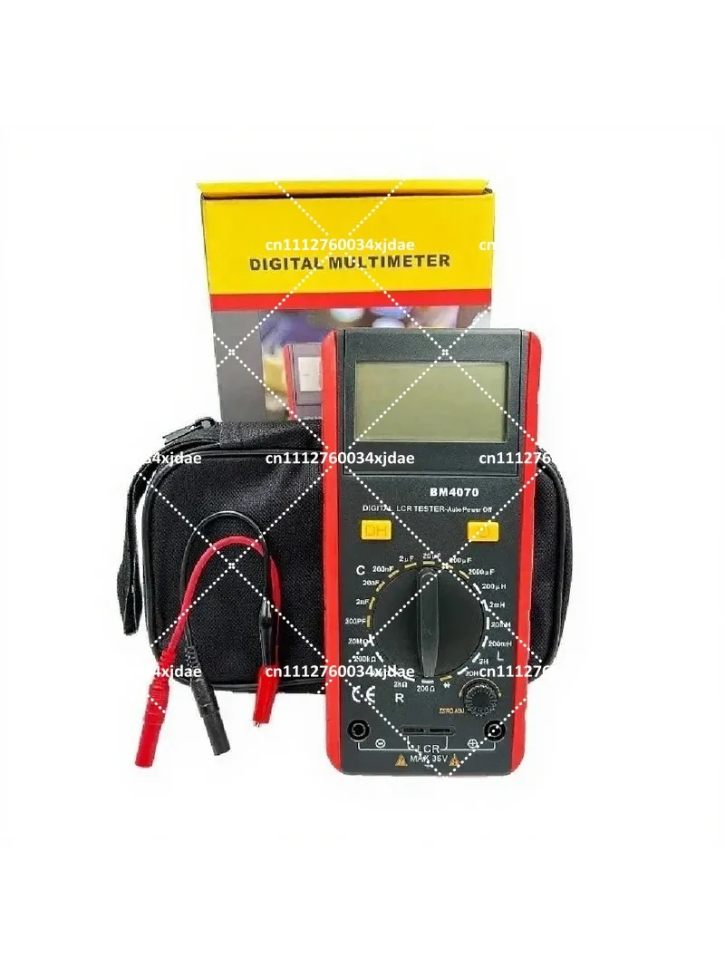 BM4070 LCR Meter Digital Multimeter Tester for Inductance Capacitance Resistance with LCD Over-Range Display
