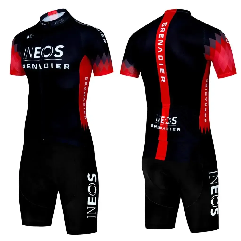 Uniforme de ciclismo masculino da INEOS, blusa profissional para mtb, camisa, shorts, roupa de bicicleta masculina, bretele ciclismo masculino ﻿