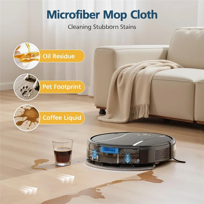 

ABWM-Filters Brushes Mop Pads For ROPVACNIC S1 A1 For Tipdiy G90 For VIPSUN Z1 For Betboyles V75S Robot Vacuum,Accessory