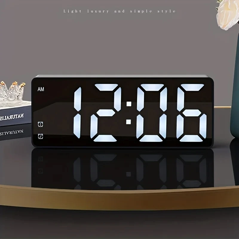 Mirror Digital Smart Alarm Table Teperature Clock 1