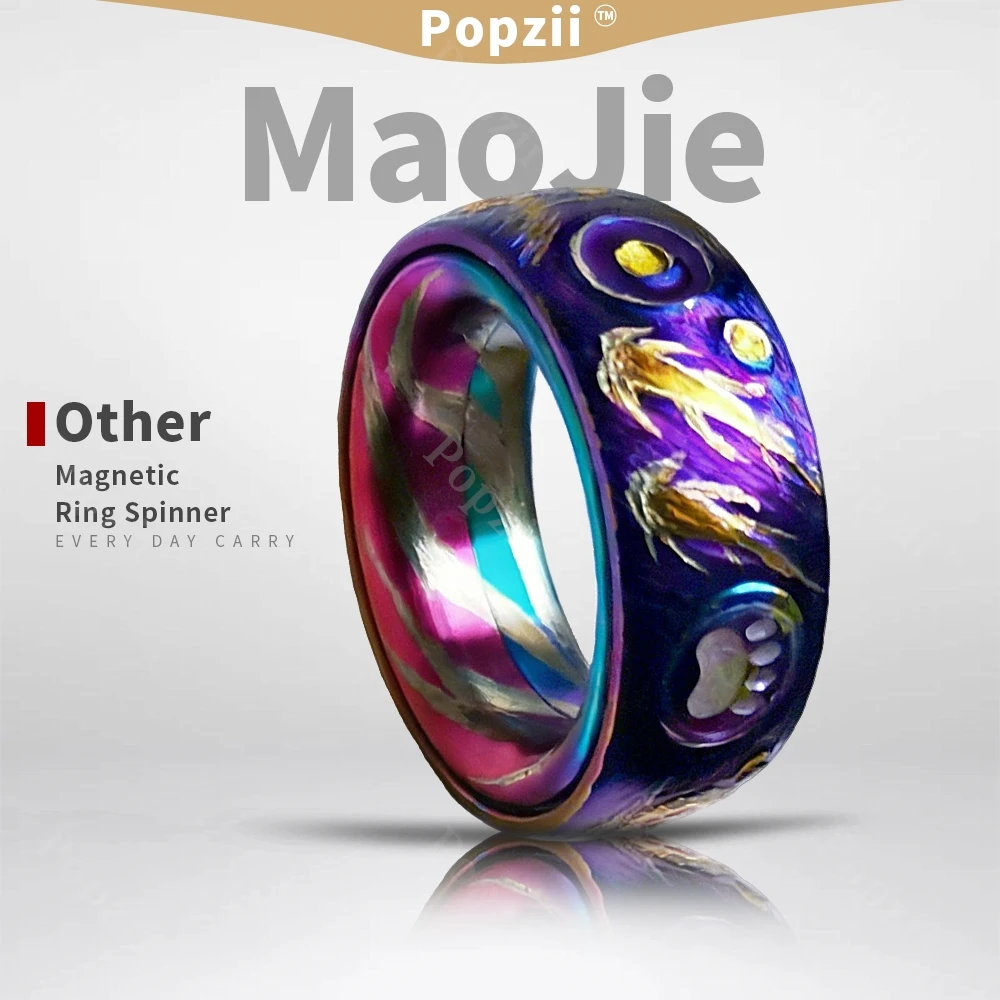 

Многофункциональное кольцо-игрушка: DIY-молоток для резьбы, спиннер-гироскоп для пальцев, антистресс для взрослых, игрушка для снятия напряжения