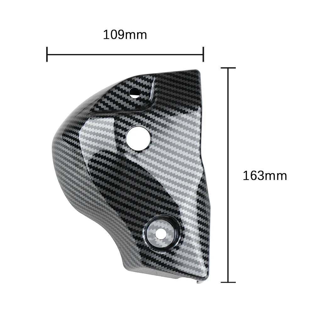 XADV750 دراجة نارية الملحقات لهوندا XADV 750 X-ADV750 الخلفية الفرجار سطح السفينة غطاء الفرامل مضخة حماية ديكور الحرس ألياف الكربون