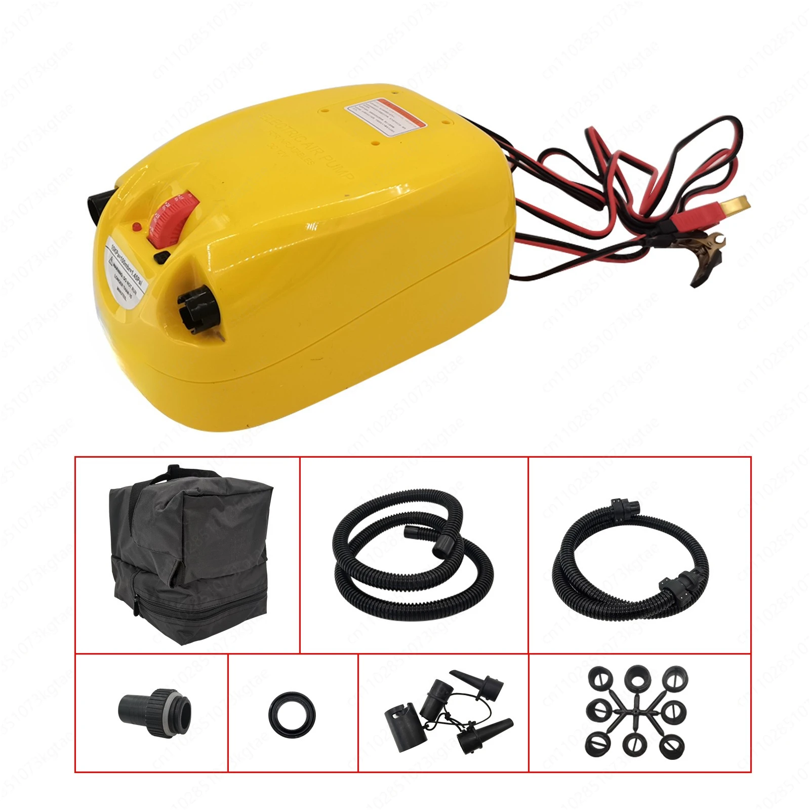 مضخة هواء يخت بحري GP80 قارب قابل للنفخ قارب هجوم قارب مطاطي ثنائي الغرض 12 ملحقات سيارة عالية الضغط