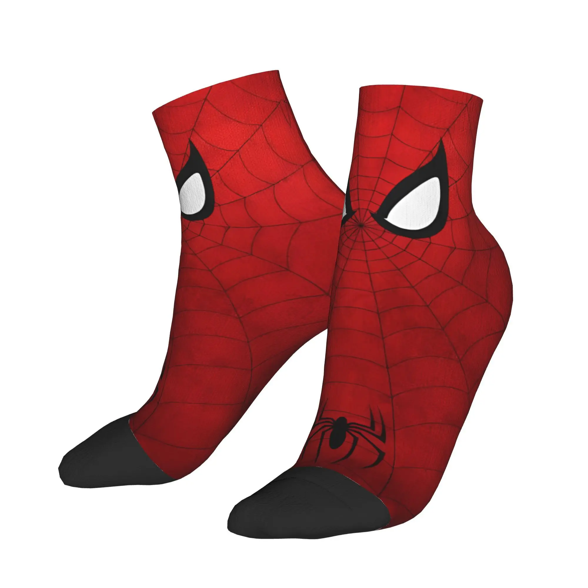 Calcetines tobilleros de héroe Retro de Spider Man de cómics, calcetines novedosos suaves de calidad para hombre, calcetines deportivos antideslizantes para correr en verano, regalo personalizado