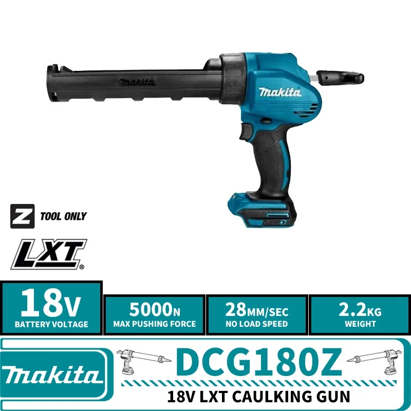 Makita DCG180Z DCG180ZB LXT Cordless Caulking Gun 18V Professional Lithium Power Tools Renovation Spray Gun