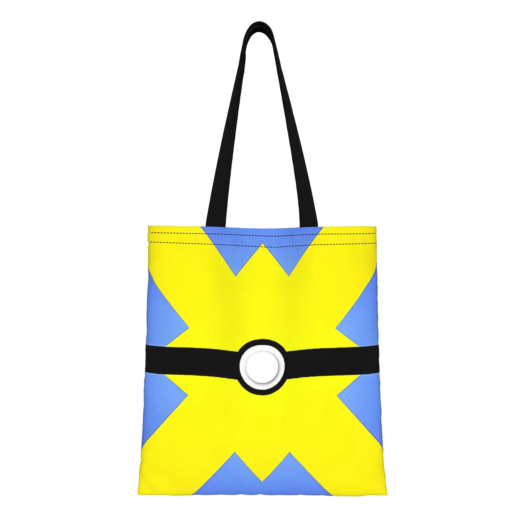 Quick Ball Pokemon Canvas Tote Bag Perfect for Travel Women's Top-Handle Bags