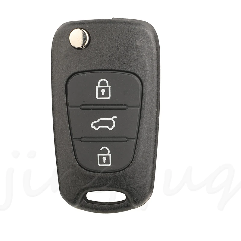 Jingyuqin منتج جديد لكيا 2009-2014 95430-1P001/1P000 مفتاح شفرة HU134 3 أزرار مفتاح السيارة عن بعد فوب 433MHZ FSK/ASK ID46 رقاقة