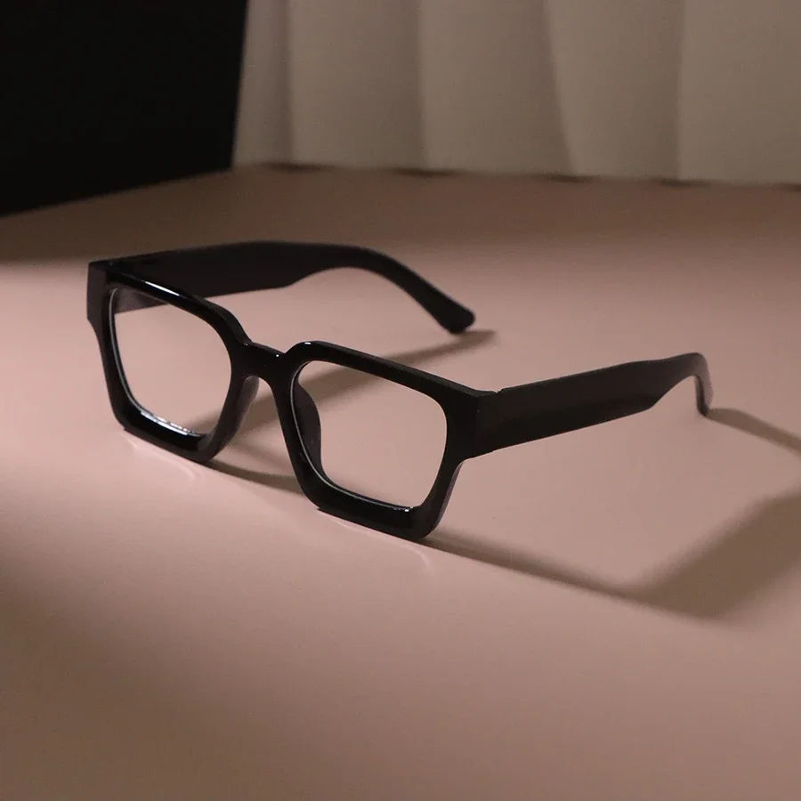 Classic Square Glasses Women Men Designer Elegant Eyeglasses Frame Male Clear Lens Unisex Plain Transparent Lens Gafas