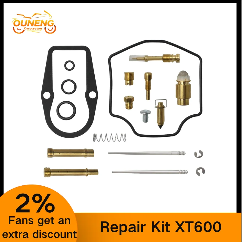 Para Yamaha XT600 XT600E XT600K TENERE600 1990 1991 1992 Kit de reparación de carburador de motocicleta