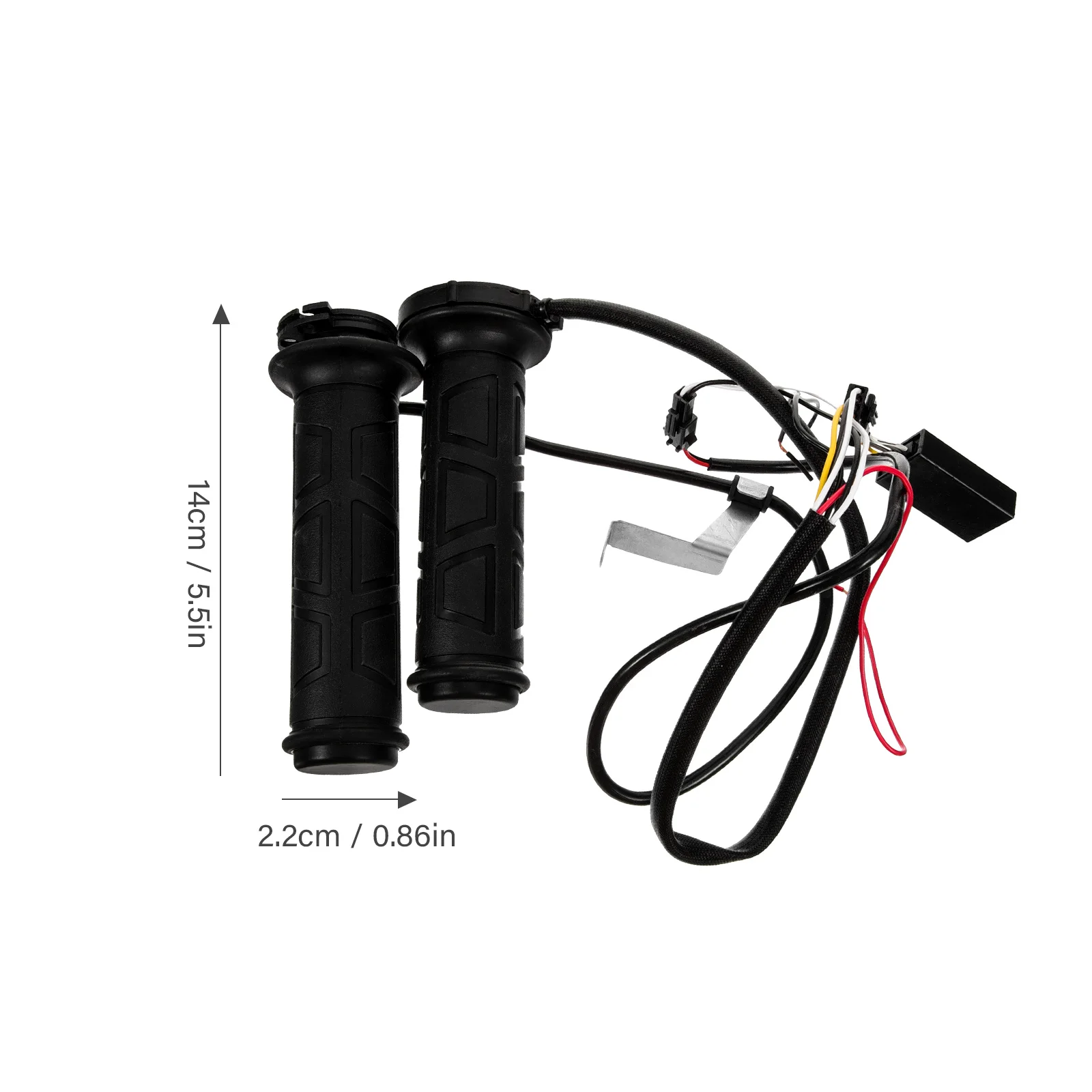 مقابض تسخين الدراجة النارية، ملحقات الدراجة النارية، مقود مجدد ساخن، مقود أسود #6