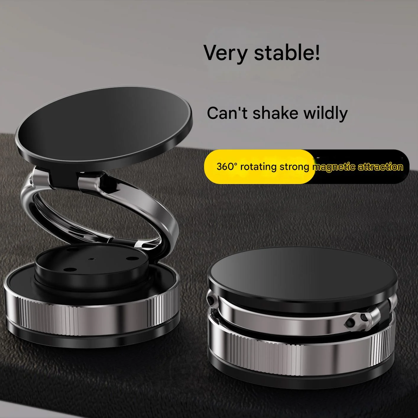 Car phone holder car dashboard magnetic phone holder car center console adhesive suction cup navigation phone holder image 3