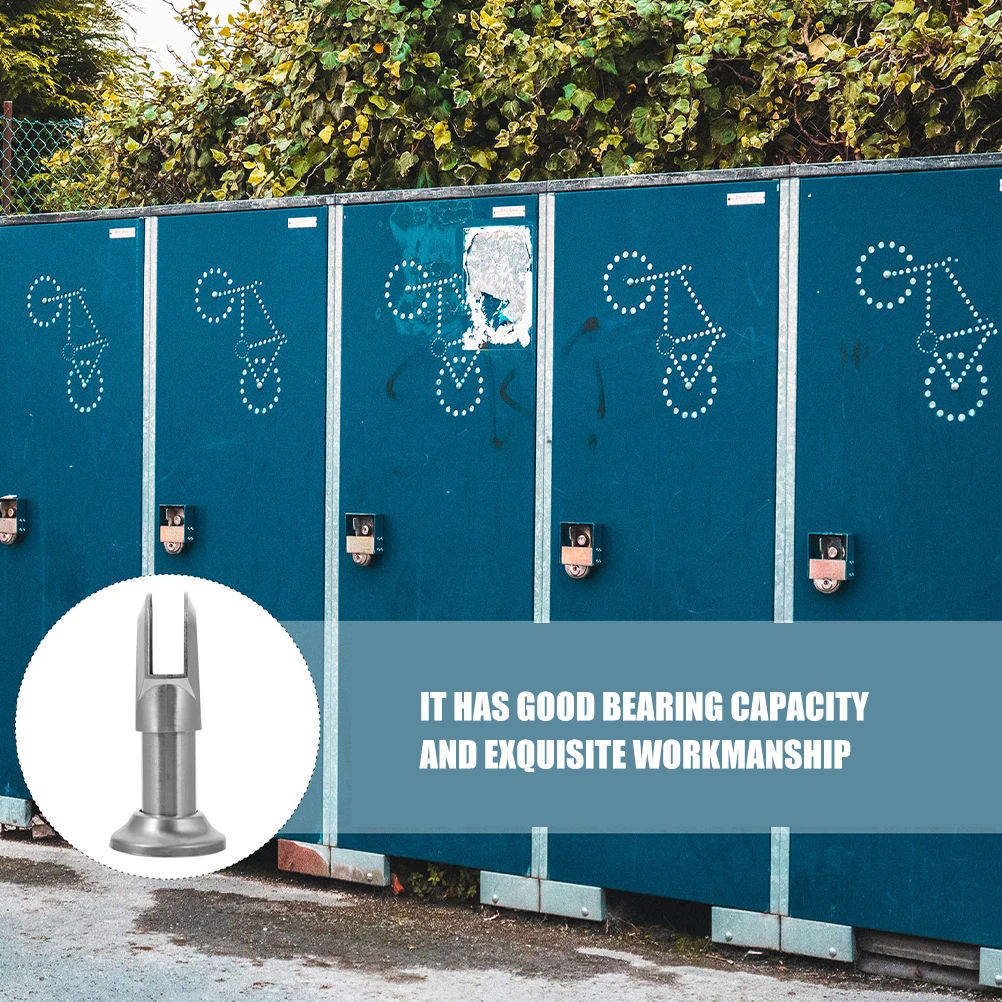 

6 шт., перегородка для туалета из нержавеющей стали, поддержка ног, прочный кронштейн для туалетной комнаты, оборудование, приспособление для общественной перегородки для ванной комнаты