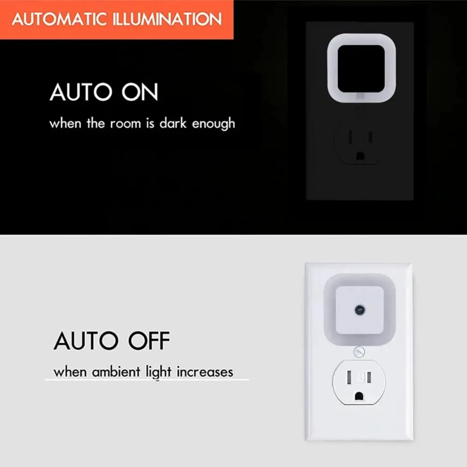 LED Night Light Wireless Motion Sensor Light EU  Plug Nightlight Lamp  Children  Baby Living Room Bedroom Lighting