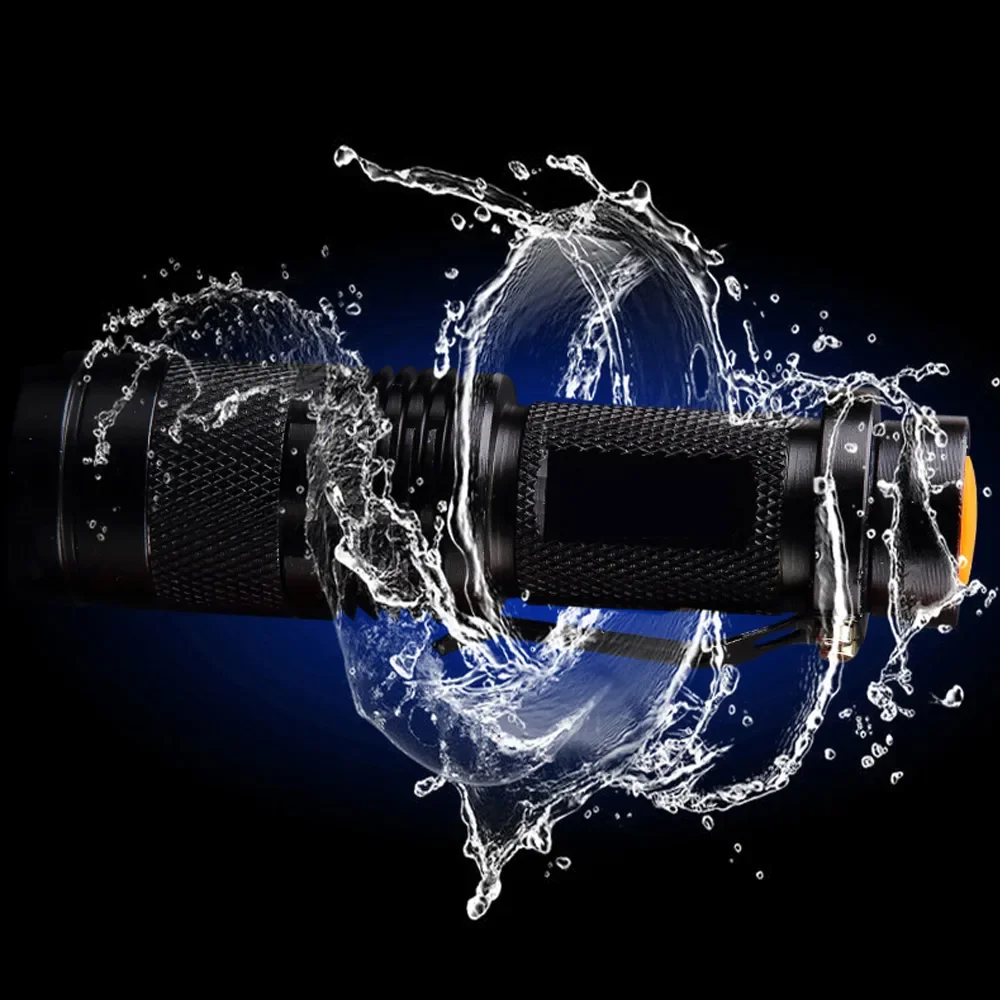 Enjoydeal Mini Di Động UV Ultrabright LED Đèn Pin Đèn Pin Tím Đèn Pin Sáng Đèn Pin Đèn Kẹp Cho Chiếu Sáng Ngoài Trời