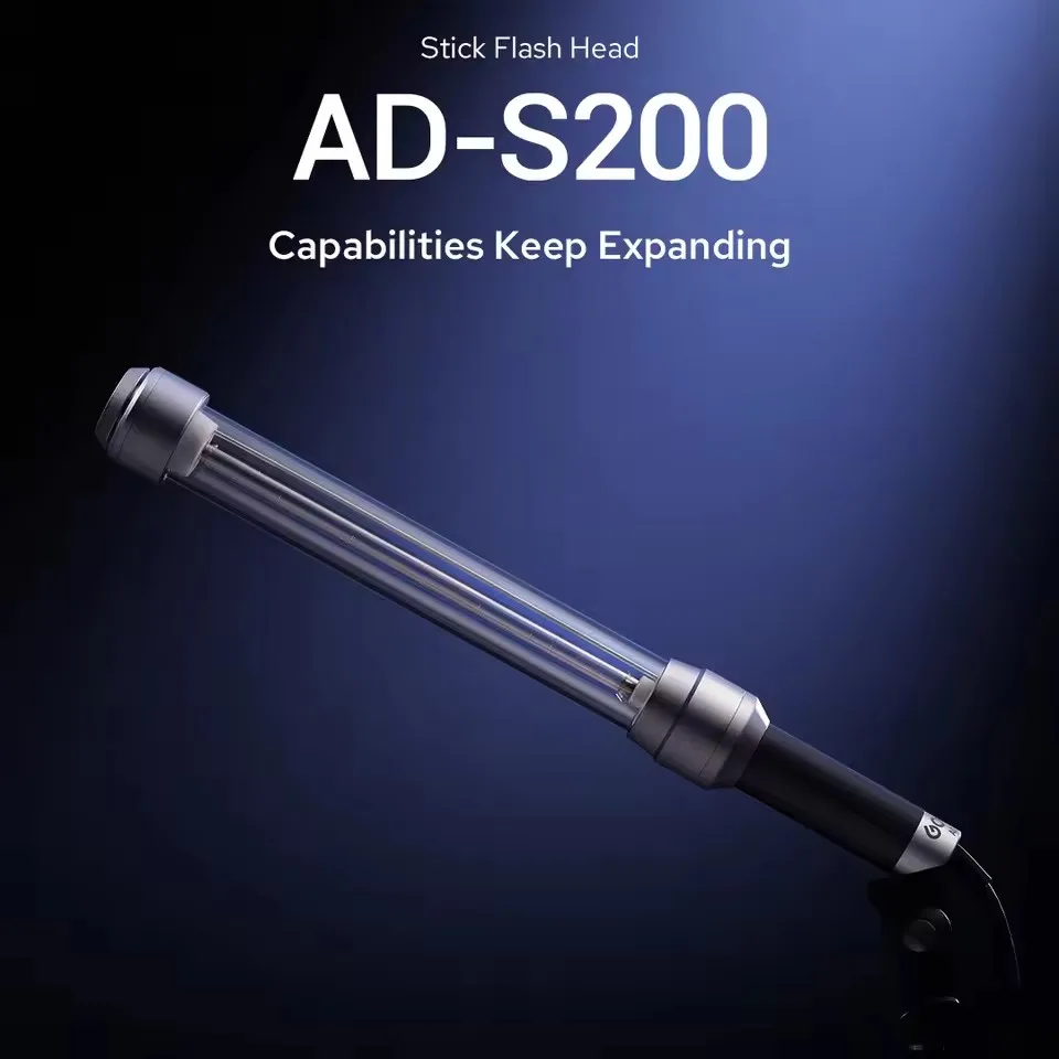 Ручная флэш-накопитель AD-S200, 200 Вт, 5800 К, с штрих-крышкой для AD200 AD200Pro, наружная вспышка 360 ° Light Spread Ручная флэш-накопитель AD-S200, 200 Вт, 5800 К, с штрих-крышкой для AD200 AD200Pro, наружная вспышка 360 ° Light Spread