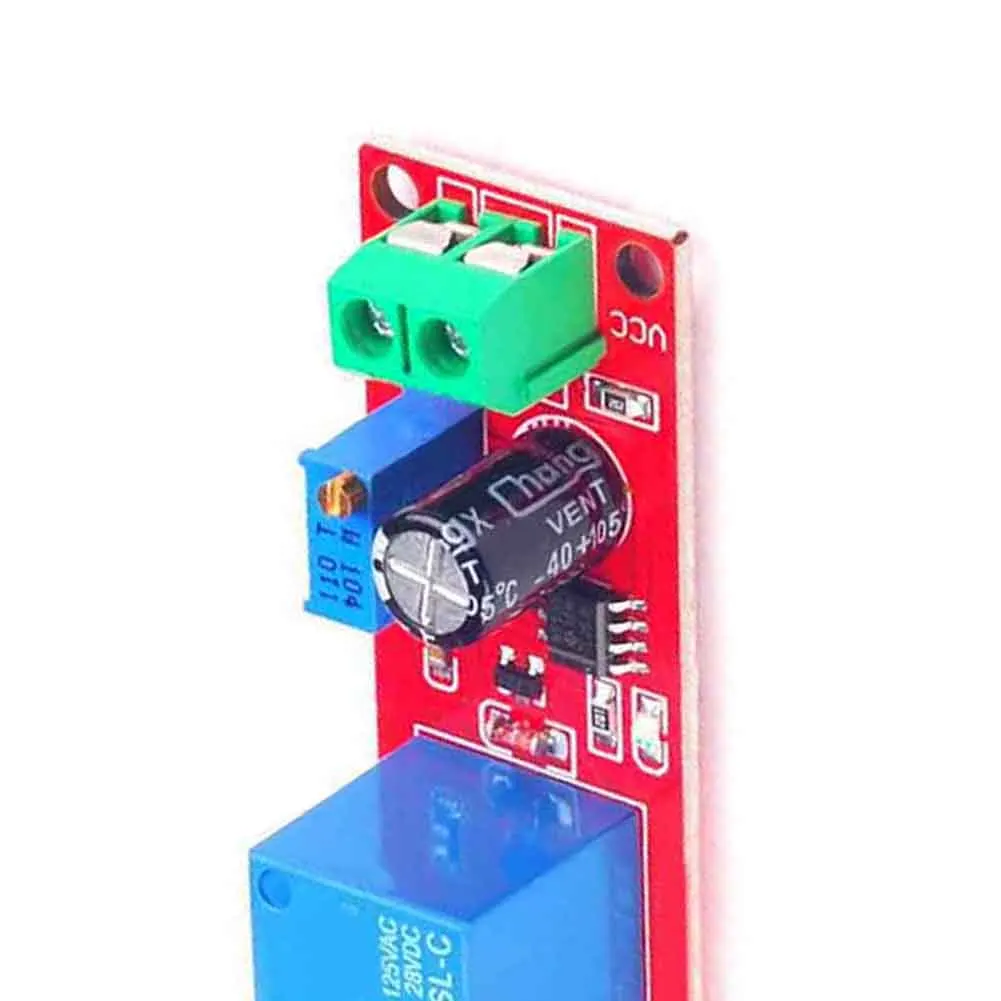 NE555 Delay Switch Board Monostable Switch Timer Delay Relay Shield Module DC 12V 0 To 10 Second Onboard Equipment