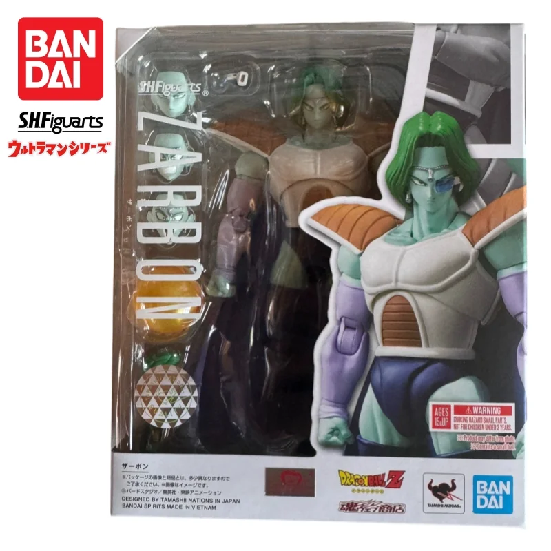 

In Stock Bandai S H Figuarts Original Dragon Ball Zarbon Doll Brand New Boxed Action Figure Anime Characters Model Garage