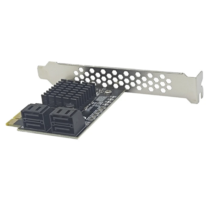 652F PCIE Kartu Pengontrol SATA3.0 4-Port SATA3.0 Kartu Ekspansi 6Gbps SATA3.0