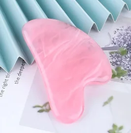 Herramienta de Masaje Facial Gua Sha, Forma de Hongo, Piedra Energética de Terahertz, Masajeador Facial Guasha para Relajación Corporal en Spa
