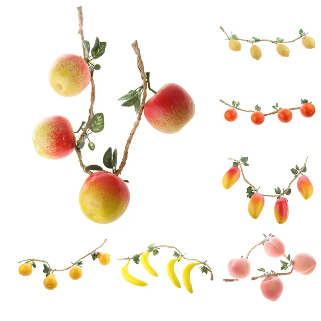Artificial Mango Simulation Fruit Lifelike Food Model Decorative Prop Toy Fruit for Kitchen Home Education