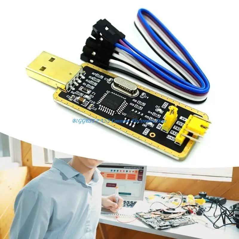 

F68B USB -TTL Connectors Модуль серийные преобразователи замените FT232 USB на уровень TTL