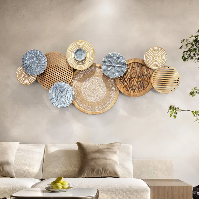 Living Room Sofa Dining Room Wall Hangings Homestays Log Soft Decoration