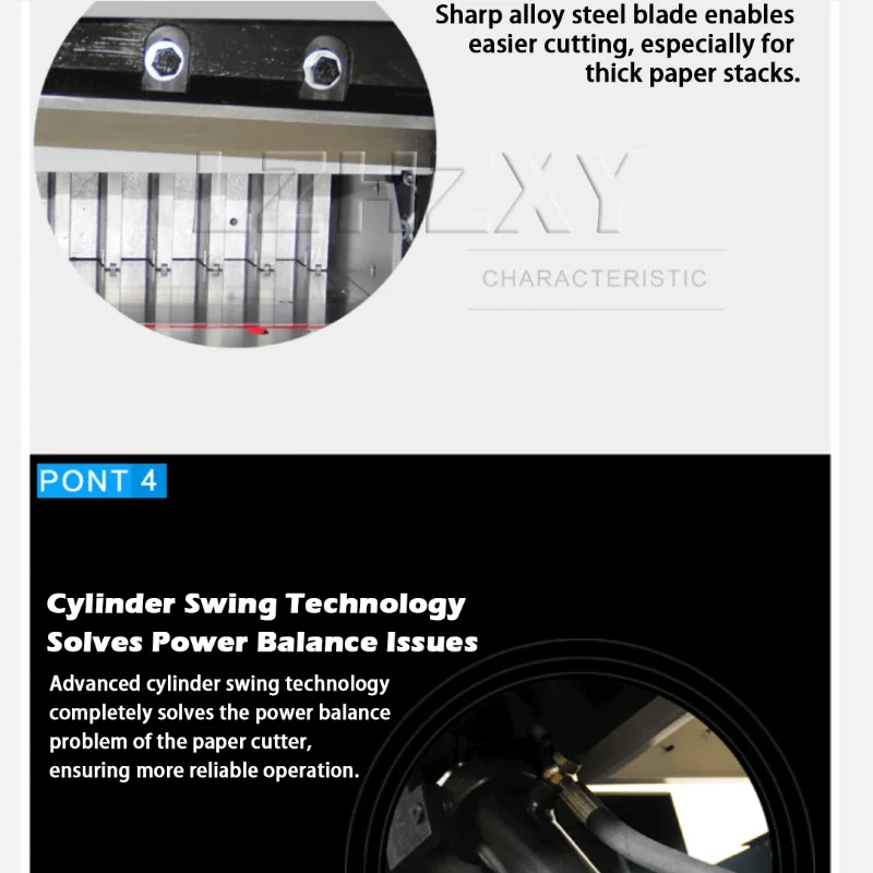 

Heavy Duty Double Hydraulic 500 Thick Layer Paper Cutter Automatic PVC Album Cutter Programed Paper Cutting Machine customized