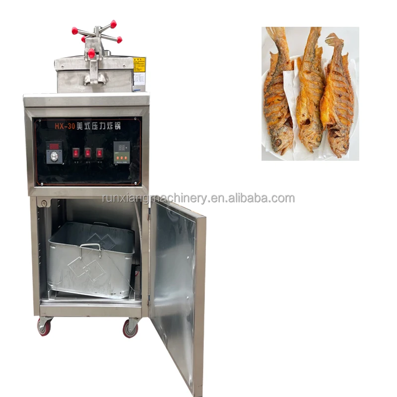 New Commercial Full Stainless Steel Food Processing Equipment  Fried Chicken Machine