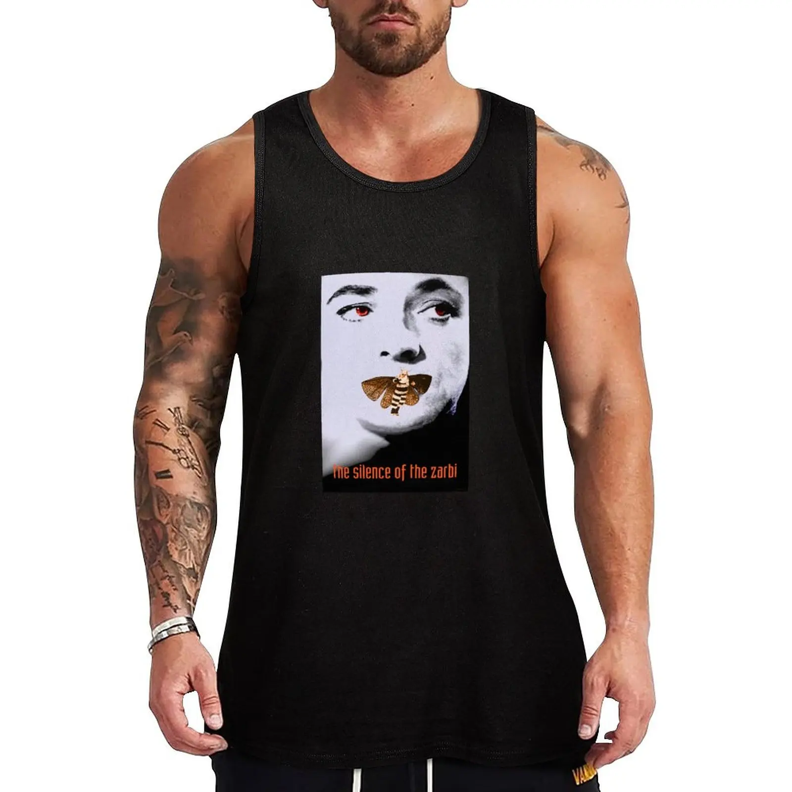 

Silence of the Zarbi Tank Top Sportswear for men Working vest Sleeveless T-shirt