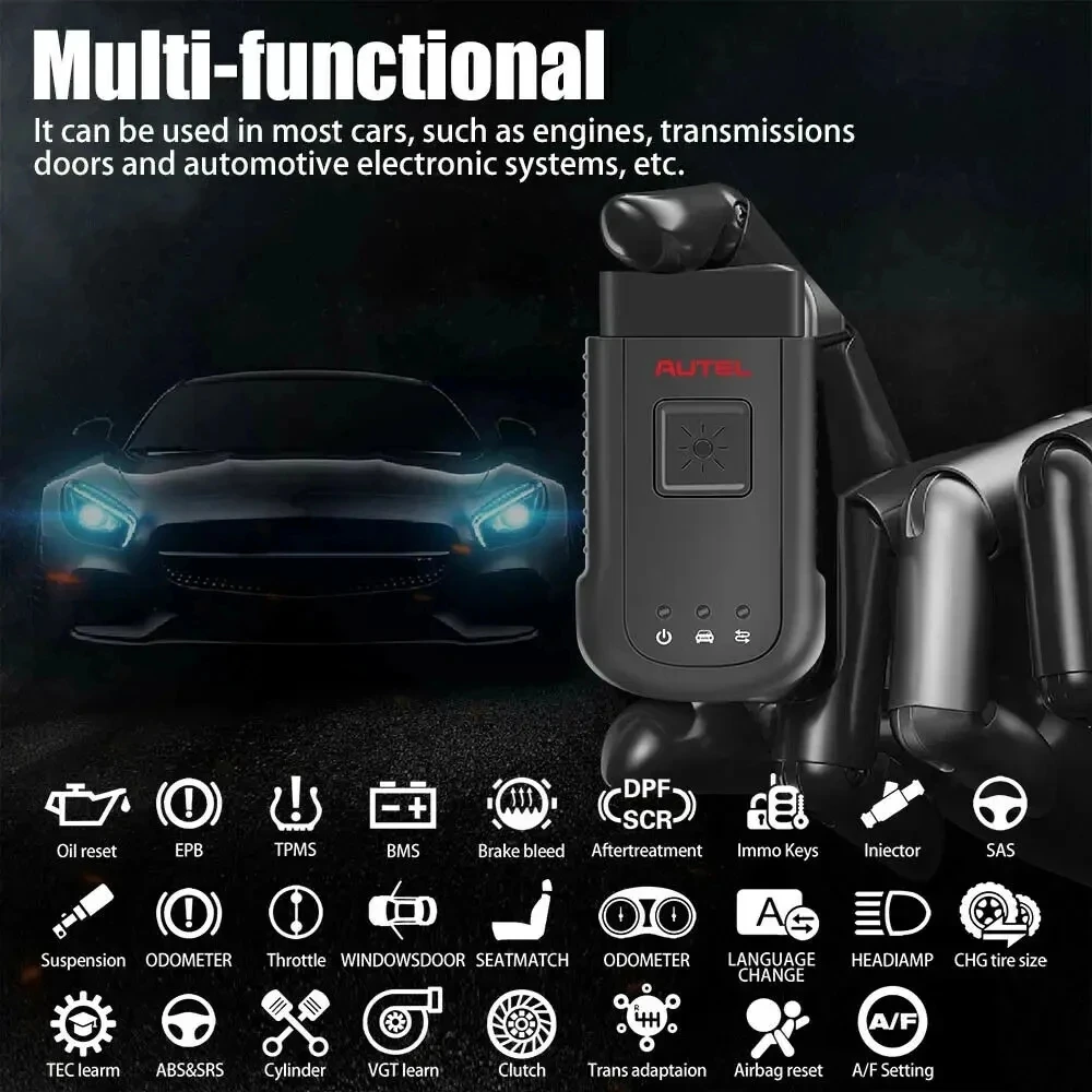 Autel Maxisys VCI 100 Bluetooth Vehicle Communication Interface MaxiVCI-V100 Tool for Autel Maxisys Tablet MS906BT/MK906BT