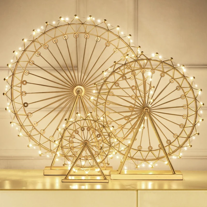 

Light luxury high-end Ferris wheel ornament home living room bedroom TV cabinet wine cabinet decoration wedding gift