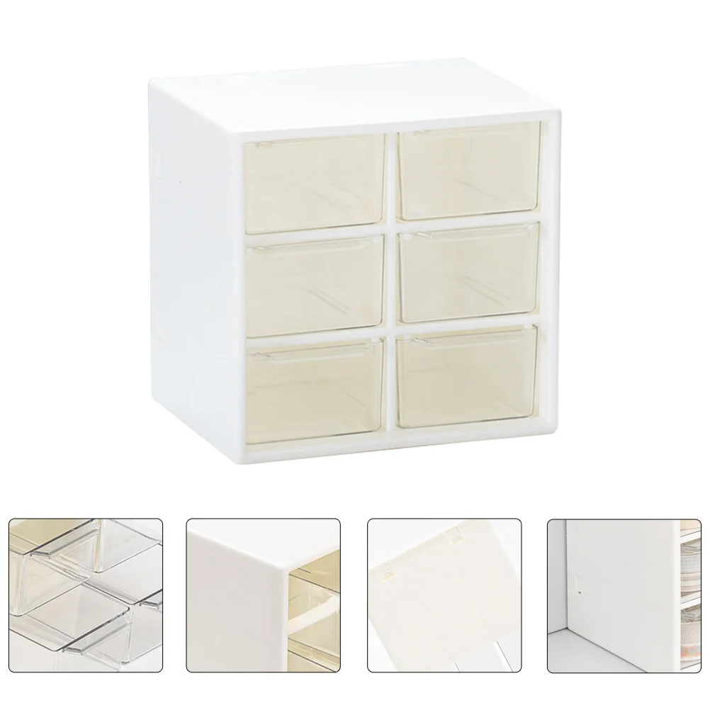 Stationery Storage Box Multi-layer Case Sundries Plastic Office Container Drawer