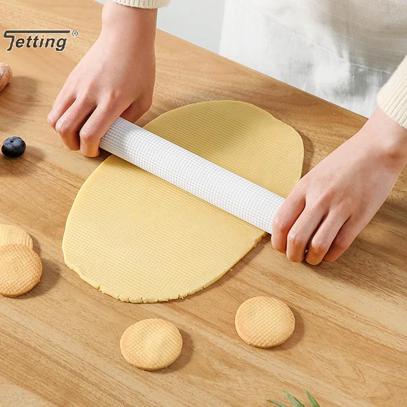 Non-Stick Floating Point Rolling Noodle Stick Dumpling Skin Household Rolling Noodle Stick Non Stick Skin Kitchen Baking Tool