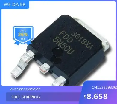 

new%100 5N50U FDD5N50U 5A 500V